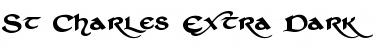St Charles Extra Dark Regular Font