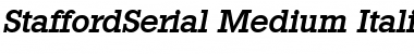 StaffordSerial-Medium Font