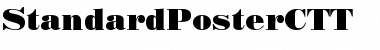 Download StandardPosterCTT Font Download StandardPosterCTT Font
