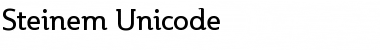 Steinem Unicode Regular Font