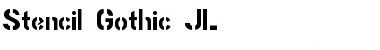 Download Stencil Gothic JL Font