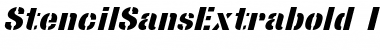 Download StencilSansExtrabold Font