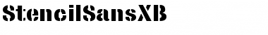 Download StencilSansXB Font