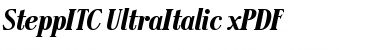 Download SteppITC-UltraItalic xPDF Font