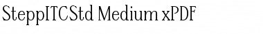 Download SteppITCStd-Medium xPDF Font