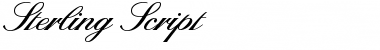 Sterling Script Regular Font