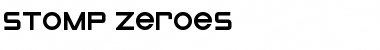 Download STOMP_Zeroes Font Download STOMP_Zeroes Font