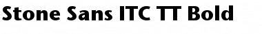 Stone Sans ITC TT Bold