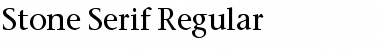 Stone Serif Regular