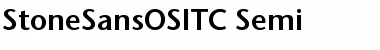 StoneSansOSITC Regular Font