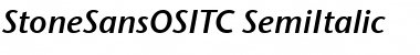 StoneSansOSITC Font