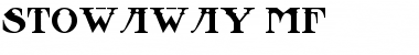 Stowaway MF Regular Font