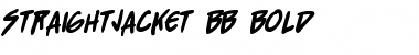 StraightJacket BB Bold Font