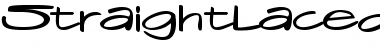 StraightLacedDNA Regular Font