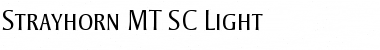 Strayhorn MT SC Light Regular Font