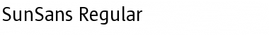 Sun Sans- Regular Font