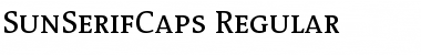 Sun Serif Caps- Regular