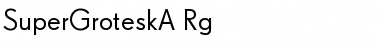 SuperGroteskA Regular Font