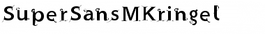 SuperSansMKringel Regular Font