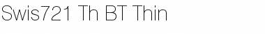 Swis721 Th BT Thin Font