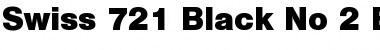 Swis721 Blk2 BT Black Font
