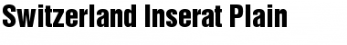 Download Switzerland Inserat Font