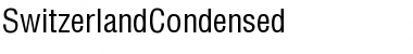 SwitzerlandCondensed Regular Font