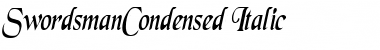 SwordsmanCondensed Italic Font