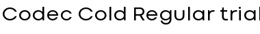 Codec Cold Trial Regular Font