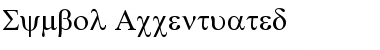 Symbol Accentuated Regular Font