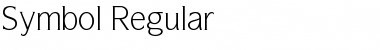 Symbol Regular Font