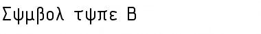 Symbol type B Font