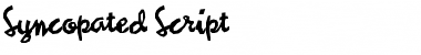 Syncopated Script Regular Font