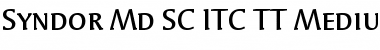 Syndor Md SC ITC TT Font