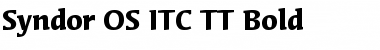 Syndor OS ITC TT Font