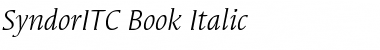 SyndorITC-Book Font