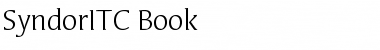 SyndorITC Book Font