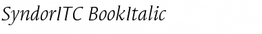 SyndorITC Italic Font