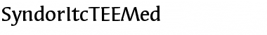 Download SyndorItcTEEMed Font Download SyndorItcTEEMed Font