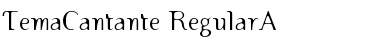 TemaCantante Regular Font