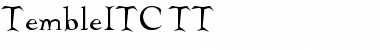 TembleITC TT Regular Font