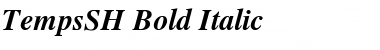 TempsSH Bold Italic