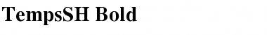 TempsSH Bold Font