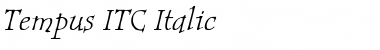 Tempus ITC Italic