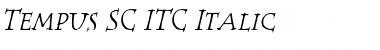 Tempus SC ITC Italic