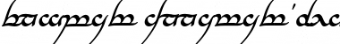 Tengwar Annatar Bold Italic