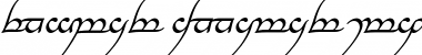 Tengwar Annatar Italic Font