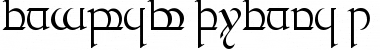 Download Tengwar Quenya-1 Font