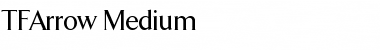 TFArrow Medium Font