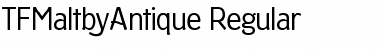 TFMaltbyAntique Regular Font
